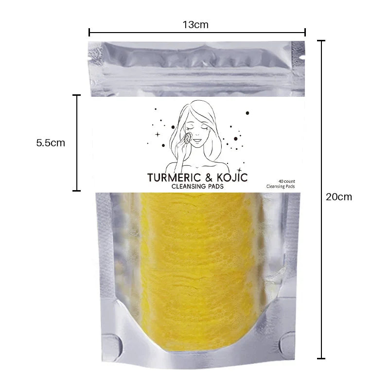 Turmeric Deep-Cleanse Facial Exfoliating Pads